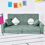 Yourigami Kids Convertible Play Fort Modular Foam Cushions
