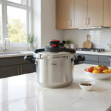 T-fal Clipso Stovetop Pressure Cooker - 8-quart Stainless Steel Pressure Cooker
