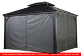 Sojag Polyester Curtains for Monaco Messina Mykonos Gazebos
