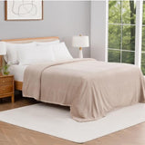 Berkshire Blanket Herringbone Plush VelvetLoft Blanket, All-Season Soft Bed Blanket