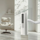 Hisense 8000 BTU Dual Hose Portable Tower Air Conditioner with Wi-Fi, Inverter Compressor &amp; Built-In Twin Hose