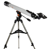 Celestron AstroMaster 90AZ Lunar Telescope 90mm Refractor Phone Adapter Moon Kit