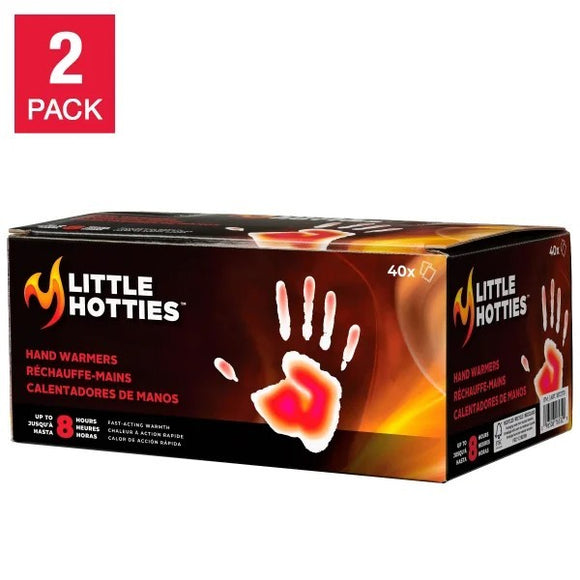 Little Hotties Hand Warmers – 80 Pairs, Up to 8 Hours of Heat Hand Warmers