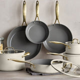 GreenPan Jewel Pro Ceramic Nonstick Cookware Set, Do-It-All 11-pc Hard Anodized