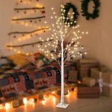 6 Ft H Birch Tree with Warm White 440 LED Lights and 8 Modes Remote Control