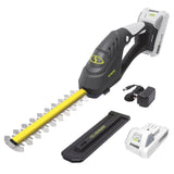 Sun Joe 24V IONMAX Handheld Shrubber Trimmer Kit, 7" Steel Blade with Battery