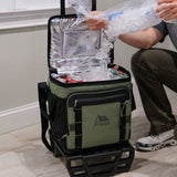 Arctic Zone 50 Can Wheeled Cooler Detachable AT Cart All Terrain Rolling Beach
