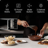 Chefman 0.7 cu. ft. 700 W Countertop Microwave Oven with 10 Power Levels