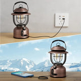 Lepro Retro Dimmable LED Rechargeable Metal Lantern with 15,000mAh Battery