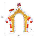 Member’s Mark 10' Pre-Lit Twinkling Gingerbread Arch with 1,010 LED Lights