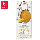 St Michel La Grande Galette French Butter Cookies, 6-Pack 1.3 lb. each 216 Piece