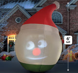 Mr. Chill 6 ft. ANIMAT3D Inflatable Snowman with Projected Animation and Sound