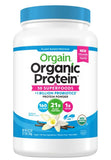 Orgain Organic Protein and Superfoods Plant Based Protein Powder, 2.7 lbs