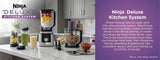 Ninja Deluxe Kitchen System 1600W, 88 oz Blender & 9-Cup Food Processor Combo