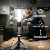 Westinghouse 10,000-Lm Corded 360° LED Tower Work Light with Telescoping Tripod
