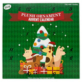 2026 Plush Ornament Advent Calendar 12-Day Set with 12 Dog or Cat Holiday Plush Ornaments