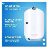 Zevo Flying Insect Trap Starter Kit with 2 Plug-In Devices and 6 Refills