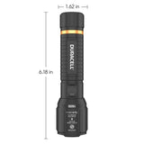 Duracell 1600 Lumen Hybrid LED Flashlights, USB-C Rechargeable or AAA, 3-Pack