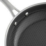 Member's Mark 3-Pc Ceramic Hybrid Fry Pan Set, Hexagon Tri-Ply Nonstick 8 10 12