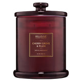 Bellevue Luxury 11 oz Scented Soy Blend Glass Candle with Lid, 4-Pk Soy Wax Set