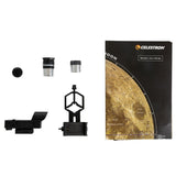 Celestron AstroMaster 90AZ Lunar Telescope 90mm Refractor Phone Adapter Moon Kit