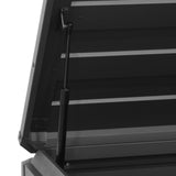 170 gal. Mirador Diamond Series Metal Outdoor Storage Box – Soft-Close Lid, Locking Wheels