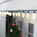 Holiday Time 100-Count LED Diamond-Cut C9 Christmas Lights 59.6 FT String Lights