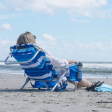 Tommy Bahama 5-Position Aluminum Folding Backpack Beach Chairs 2-Pack w/ Cooler