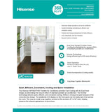 Hisense 8,000 BTU Portable Air Conditioner w/ Inverter