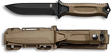 Gerber StrongArm Fixed Blade Knife – Coyote Brown, Plain Edge, 420HC Stainless Steel