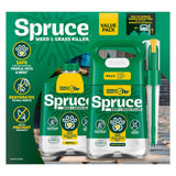 Spruce Snap & Spray Weed & Grass Killer Kit Spray Wand + Two 64oz Refills