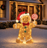 Member’s Mark 4.5' Life-Size Pre-Lit Gingerbread Man with 169 Twinkling LED Lights