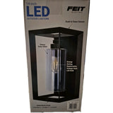 Feit 14" Height Aluminum Frame LED Coach Lantern - LAN14REC/BLK/RP