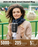 Nuwave Hot Brew Self-Heating Travel Mug with LED Display and Brewing System