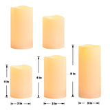 Deck Impressions Indoor/Outdoor Flameless LED Candles with Remote & Timer, 5-pc