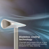 Shark TurboBlade XL Bladeless Tower Fan UT205, Oscillating Cooling Fan
