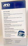 A&D Medical Bluetooth Upper Arm Blood Pressure Monitor with Voice Guidance