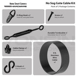 Anti Sag Gate Kit – DIY Stainless Steel Fence Gate Support Cable Repair Kit