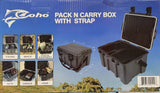 Coho Pack N Carry Storage Box with Strap, 20.2” L x 14.7” W x 11.1” H