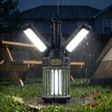 KingCamp 2-in-1 Rechargeable Camping Lantern with Bug Zapper, 2-Pack – 400 Lumen LED Lantern