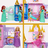 Disney Princess Close & Carry Castle Playset Portable Foldable 5 Play Areas 20pc
