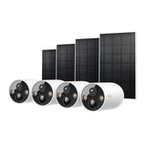 TP-Link Tapo 2K Solar Security Camera System 4-Pack – Wireless Cameras w/ Night Vision