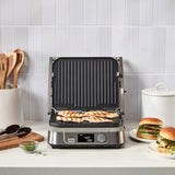 Cuisinart 5-in-1 Reversible Griddler, Digital Grill Griddle Contact Grill Panin