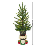 Member’s Mark 36" Pre-Lit Nostalgic Christmas Topiary with Nutcracker & 50 Warm White LED Lights