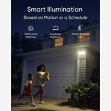 eufy Floodlight Cam E30 2K Pan & Tilt Security Camera with 360° Coverage