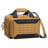Savior Equipment Dual Pistol Range Bag with Padded Pockets Magazine Holder Strap