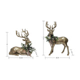 Member’s 2-Piece Mark Holiday Deer Décor Set with Greenery Wreaths