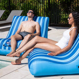 Aqua Oversized Floating Pool Chair for Adults, 45-Inch Air Mesh Pool Float