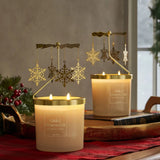 2-Pack 14 oz. Scented Carousel Candles with Rotating Metal Toppers