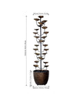 CGH Cascading Leaves Fountain, 5Ft H Garden Leaves Fountain